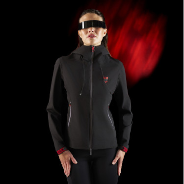 Veste imperméable femme Equestro Ridertechnology avec zip Veste imperméable femme Equestro Ridertechnology avec zip