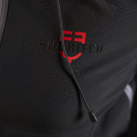 Veste imperméable femme Equestro Ridertechnology avec zip Noir