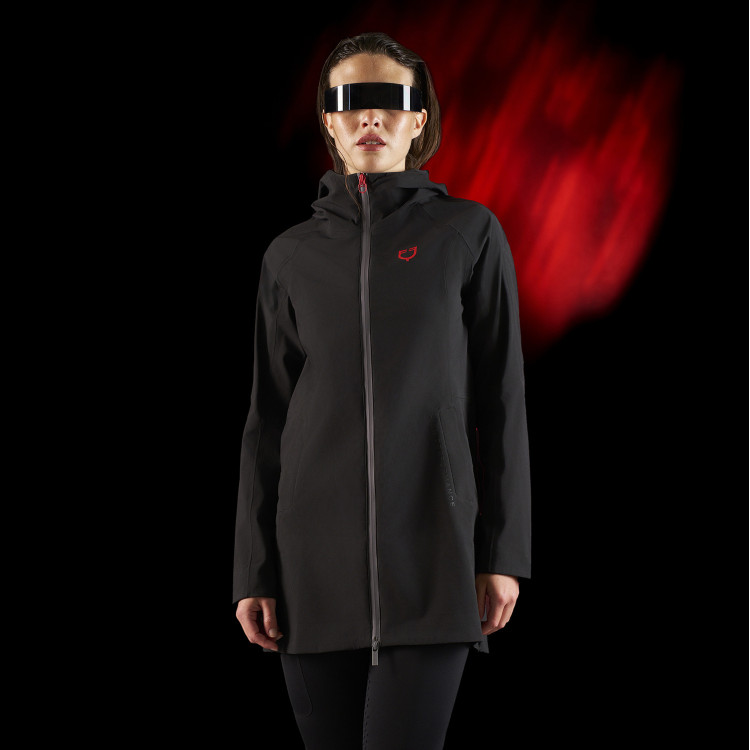 Veste longue imperméable femme Equestro Ridertechnology Veste longue imperméable femme Equestro Ridertechnology