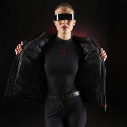 Veste longue imperméable femme Equestro Ridertechnology Noir Veste longue imperméable femme Equestro Ridertechnology Noir