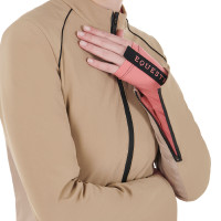 Veste softshell femme en tissu technique rembourré Equestro Encens Beige