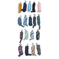 Longe double tressée avec mousqueton HKM Aléatoire Bleu Longe double tressée avec mousqueton HKM Aléatoire Bleu