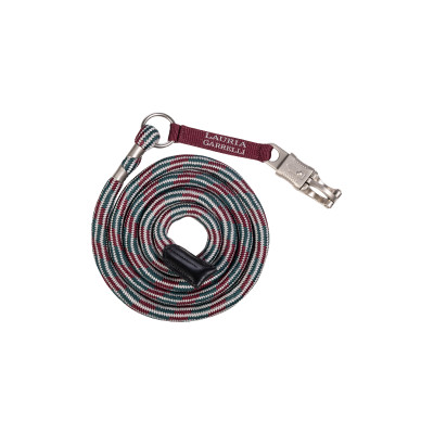 Longe Livigno avec mousqueton antipanique HKM Bordeaux