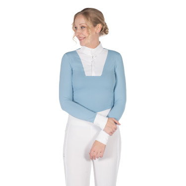 Polo de concours Virginia manches longues femme HKM Polo de concours Virginia manches longues femme HKM