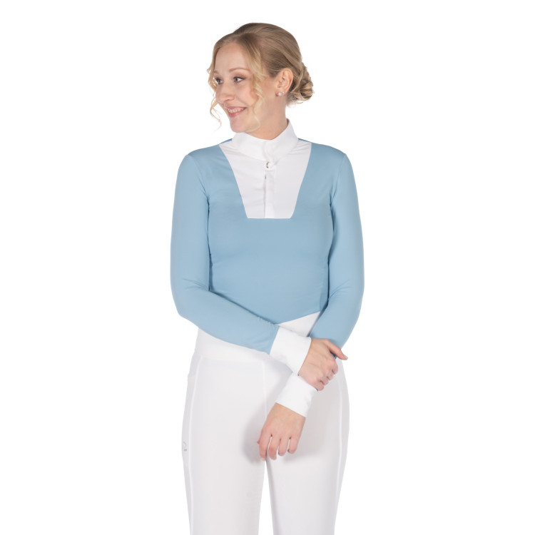 Polo de concours Virginia manches longues femme HKM Polo de concours Virginia manches longues femme HKM