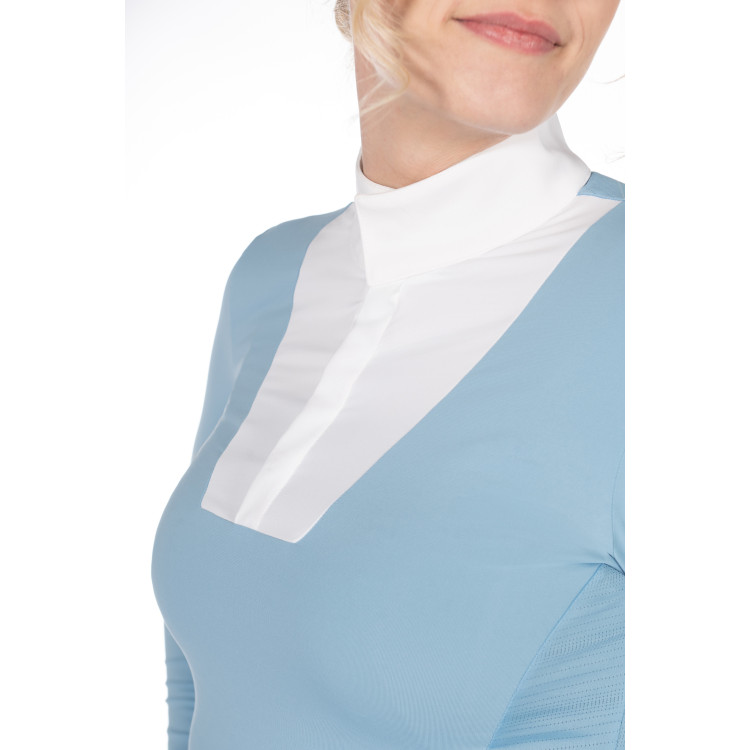 Polo de concours Virginia manches longues femme HKM Polo de concours Virginia manches longues femme HKM