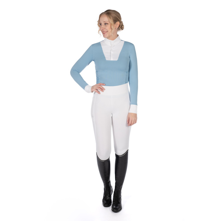 Polo de concours Virginia manches longues femme HKM Polo de concours Virginia manches longues femme HKM