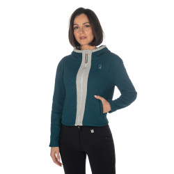 Sweat Livigno femme HKM Vert foncé