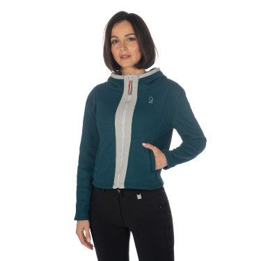 Sweat Livigno femme HKM Vert foncé