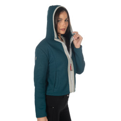 Sweat Livigno femme HKM Vert foncé