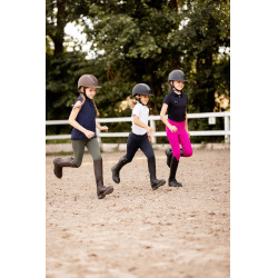 Collant d'équitation fond intégral avec silicone Madison enfant Horze Rose betterave Collant d'équitation fond intégral avec silicone Madison enfant Horze Rose betterave