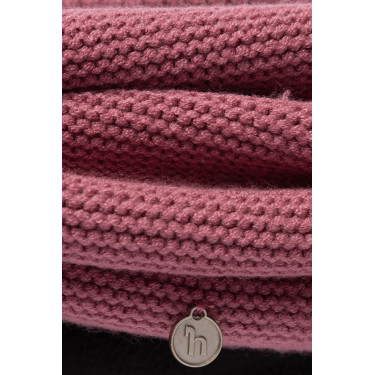 Écharpe tricoté Horze Haze Rose bruyère
