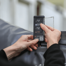 Tapis de massage chauffant Equilibrium Gris Tapis de massage chauffant Equilibrium Gris