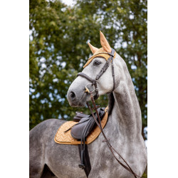 Bonnet anti-mouches Demélont Horze Marron doré