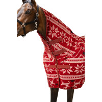 Couverture de Noël pour cheval Horze Rouge Couverture de Noël pour cheval Horze Rouge