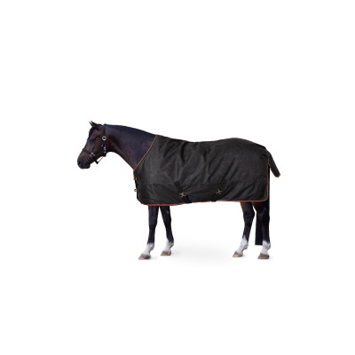 Couverture imperméable Poney Pegasus Horze 200 g Noir caviar