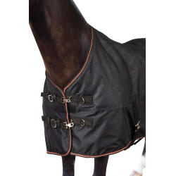 Couverture imperméable Poney Pegasus Horze 200 g Noir caviar Couverture imperméable Poney Pegasus Horze 200 g Noir caviar