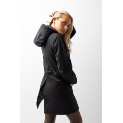 Imperméable Elise avec doublure matelassé Horze Noir caviar Imperméable Elise avec doublure matelassé Horze Noir caviar