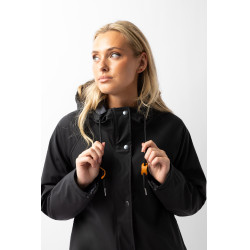 Imperméable Elise avec doublure matelassé Horze Noir caviar Imperméable Elise avec doublure matelassé Horze Noir caviar