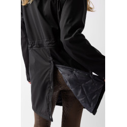 Imperméable Elise avec doublure matelassé Horze Noir caviar Imperméable Elise avec doublure matelassé Horze Noir caviar