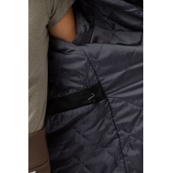 Imperméable Elise avec doublure matelassé Horze Noir caviar Imperméable Elise avec doublure matelassé Horze Noir caviar