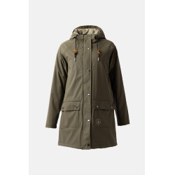 Imperméable Elise avec doublure matelassé Horze Vert olive Imperméable Elise avec doublure matelassé Horze Vert olive