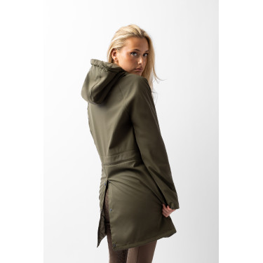 Imperméable Elise avec doublure matelassé Horze Vert olive Imperméable Elise avec doublure matelassé Horze Vert olive