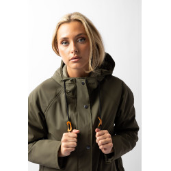 Imperméable Elise avec doublure matelassé Horze Vert olive Imperméable Elise avec doublure matelassé Horze Vert olive