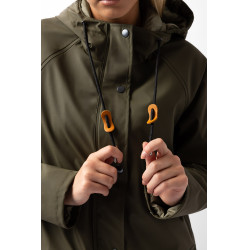 Imperméable Elise avec doublure matelassé Horze Vert olive Imperméable Elise avec doublure matelassé Horze Vert olive