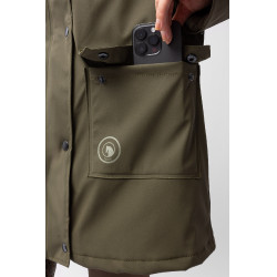 Imperméable Elise avec doublure matelassé Horze Vert olive Imperméable Elise avec doublure matelassé Horze Vert olive