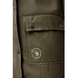 Imperméable Elise avec doublure matelassé Horze Vert olive Imperméable Elise avec doublure matelassé Horze Vert olive