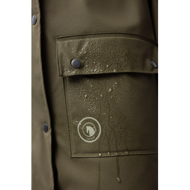 Imperméable Elise avec doublure matelassé Horze Vert olive Imperméable Elise avec doublure matelassé Horze Vert olive