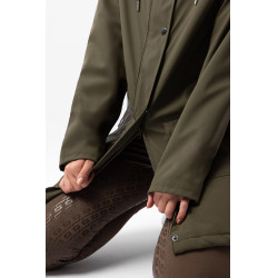 Imperméable Elise avec doublure matelassé Horze Vert olive Imperméable Elise avec doublure matelassé Horze Vert olive