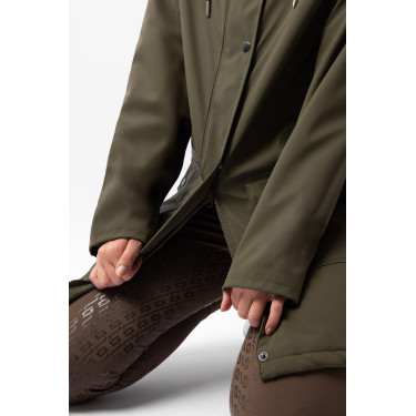 Imperméable Elise avec doublure matelassé Horze Vert olive Imperméable Elise avec doublure matelassé Horze Vert olive
