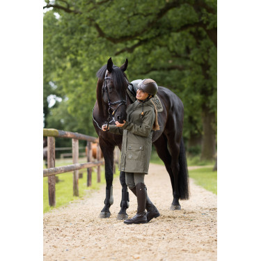 Imperméable Elise avec doublure matelassé Horze Vert olive Imperméable Elise avec doublure matelassé Horze Vert olive