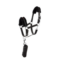 Licol et longe poney Pegasus Horze Noir
