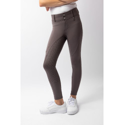 Pantalon d'équitation thermique full grip Horze Rhea enfant poches arrière Faucon brun Marron Pantalon d'équitation thermique full grip Horze Rhea enfant poches arrière Faucon brun Marron