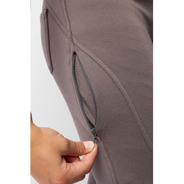 Pantalon d'équitation thermique full grip Horze Rhea enfant poches arrière Faucon brun Marron Pantalon d'équitation thermique full grip Horze Rhea enfant poches arrière Faucon brun Marron