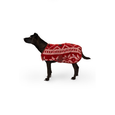 Couverture de Noël chien Horze Couverture de Noël chien Horze