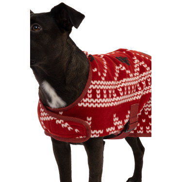 Couverture de Noël chien Horze Couverture de Noël chien Horze