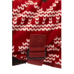 Couverture de Noël chien Horze Rouge