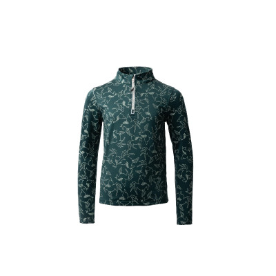T-shirt d'entraînement Pegasus enfant Horze Vert d'eau foncé