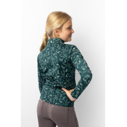 T-shirt d'entraînement Pegasus enfant Horze Vert d'eau foncé T-shirt d'entraînement Pegasus enfant Horze Vert d'eau foncé