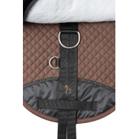 Tapis de monte en peau de mouton Horze Noir Tapis de monte en peau de mouton Horze Noir