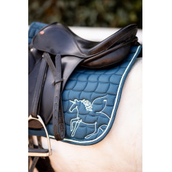 Tapis de selle Pegasus poney Horze Vert d'eau foncé Tapis de selle Pegasus poney Horze Vert d'eau foncé