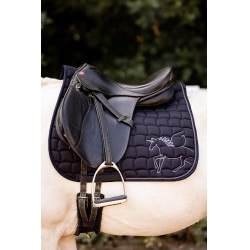 Tapis de selle Pegasus poney Horze Noir caviar