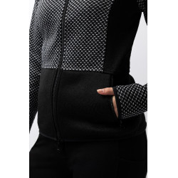 Veste en fleece Neve Horze Noir caviar Veste en fleece Neve Horze Noir caviar