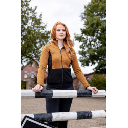 Veste en fleece Neve Horze Marron doré Veste en fleece Neve Horze Marron doré