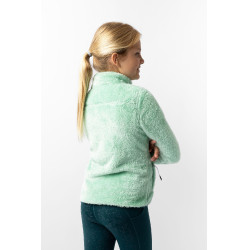 Veste polaire enfant Elsa Horze Brouillard vert