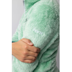 Veste polaire enfant Elsa Horze Brouillard vert
